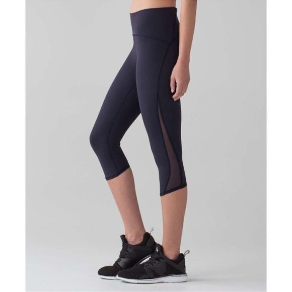 Lululemon Women’s 4 Train Times 7/8 Pant Crop Tights Legging - Picture 1 of 9